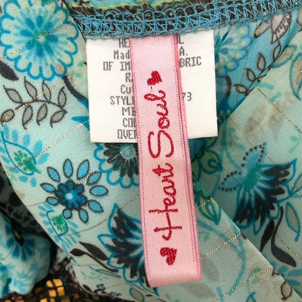 Heart Soul with Sheer Tank Top in Size M —#114 - Picture 7 of 13